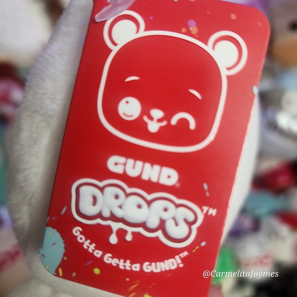 VICKI HOOTS 🦉 White Owl Unicorn Series 1 Silly Gund Drops - Gund Teddy Bear NWT - Picture 3 of 6